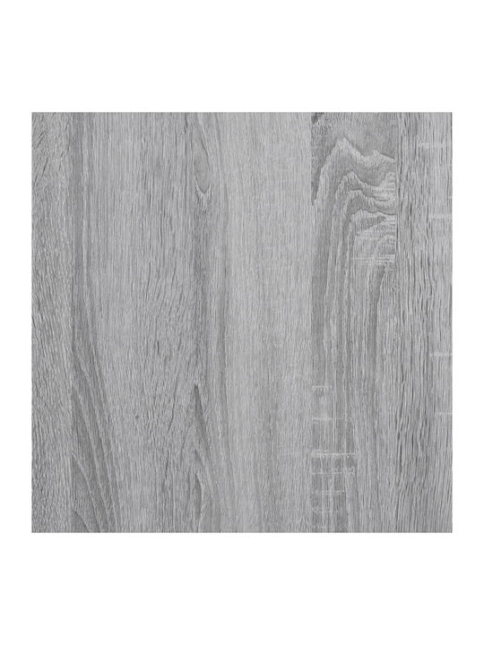 Suport Pat Single Din Lemn Gri Cu Plăci Pentru Saltea 100x200cm