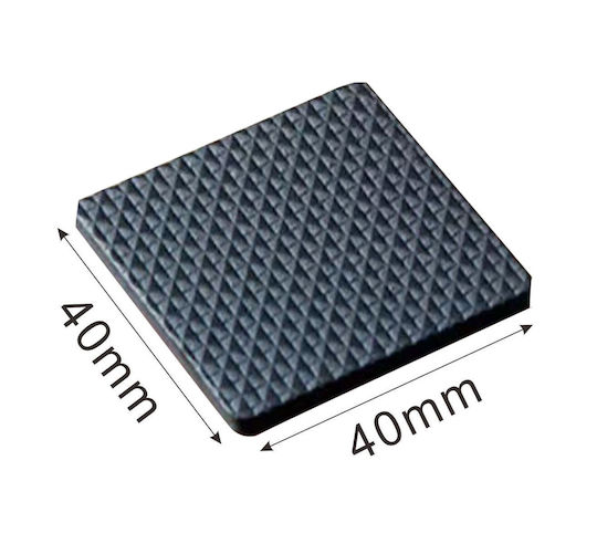 Tpster Τσοχάκια Τετράγωνα με Αυτοκόλλητο 40x40mm 8τμχ 34737