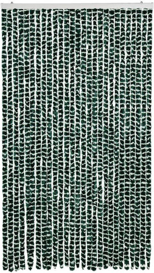 vidaXL Fabric Door Curtain Green 118x220cm 4004887