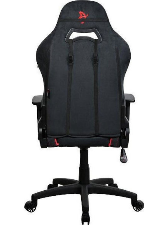 Arozzi Torretta Supersoft Υφασμάτινη Καρέκλα Gaming με Ρυθμιζόμενα Μπράτσα Μαύρο / Κόκκινο
