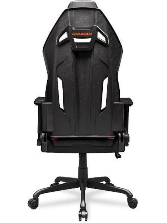 Cougar Hotrod Artificial Leather Gaming Chair with Adjustable Arms Black / Orange