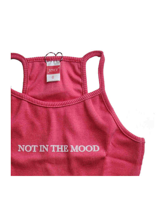 Παιδικό Crop Top Αμάνικο Coral Mood