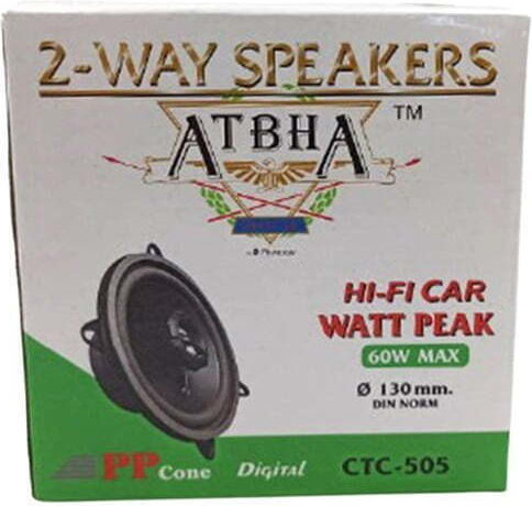 ATBHA ATBHA Autolautsprecher 5" mit 60W RMS 2 Weg Stück