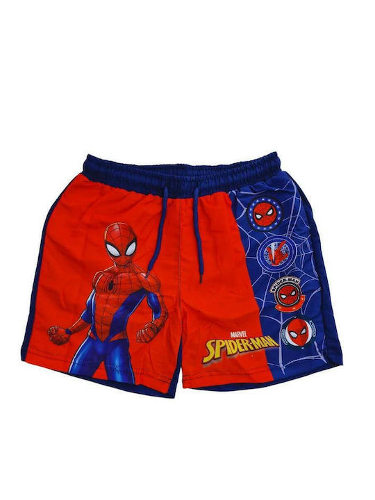 Stamion Spiderman Παιδικό Μαγιό Βερμούδα / Σορτς Κόκκινο