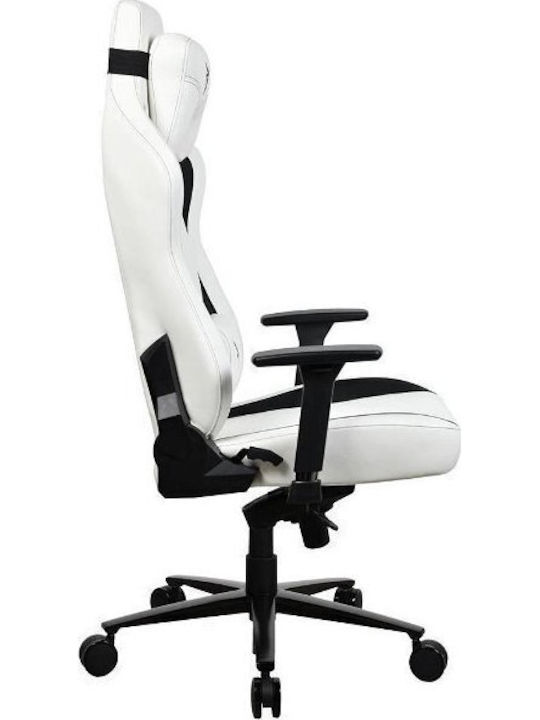 Arozzi Vernazza XL Artificial Leather Gaming Chair with Adjustable Arms White