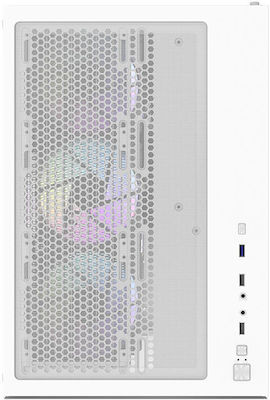 Darkflash C285 with logo Jocuri Middle Tower Cutie de calculator Alb