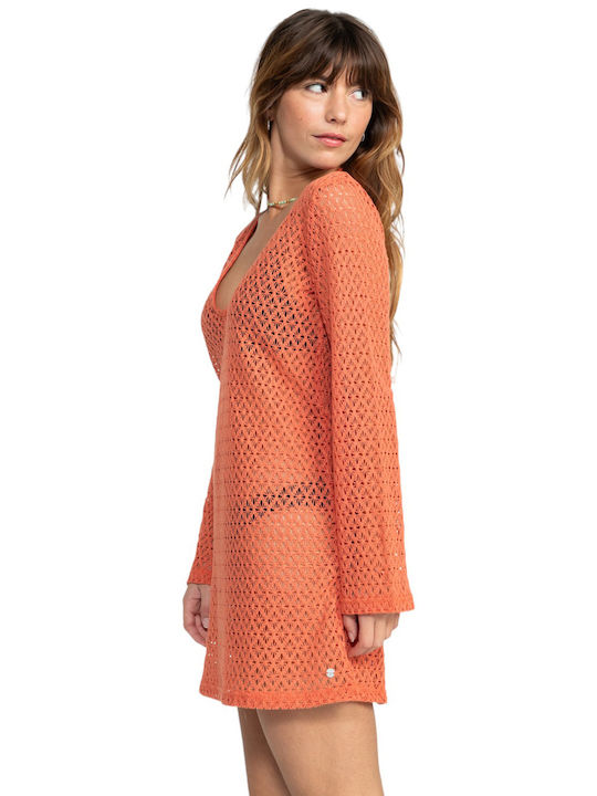 Roxy Damen Kleid Strand Orange