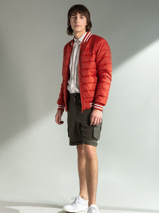 Herrenshorts Cargo Dk Green