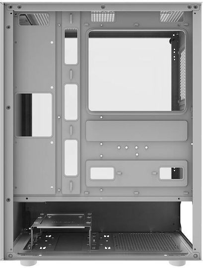 Darkflash DK100 Gaming Midi Tower Κουτί Υπολογιστή με Πλαϊνό Παράθυρο Λευκό