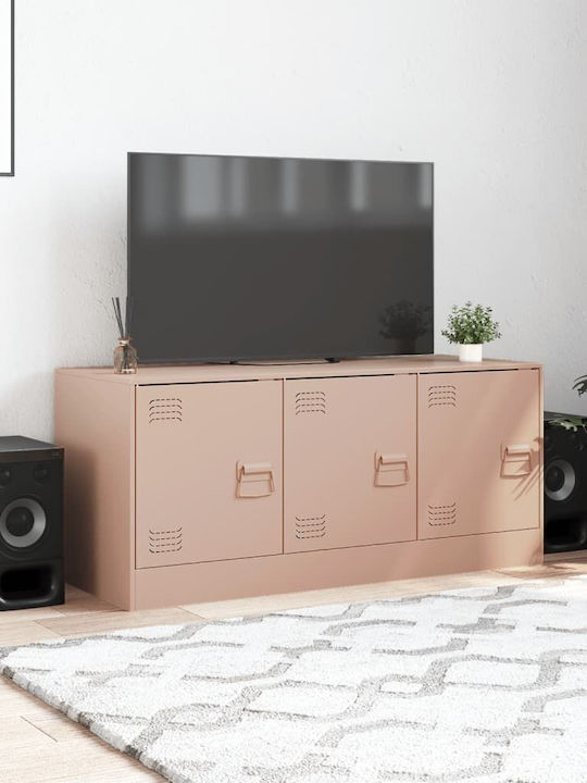 Έπιπλο Τηλεόρασης Μεταλλικό Ροζ Μ99xΠ39xΥ44cm