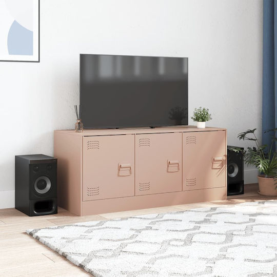 TV-Ständer Aus Metall Rosa M99xP39xH44cm