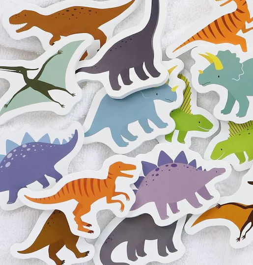 Ein wenig schönes Unternehmen Badespielzeug Schaumstoffstücke Wassersticker - Dinosaurier
