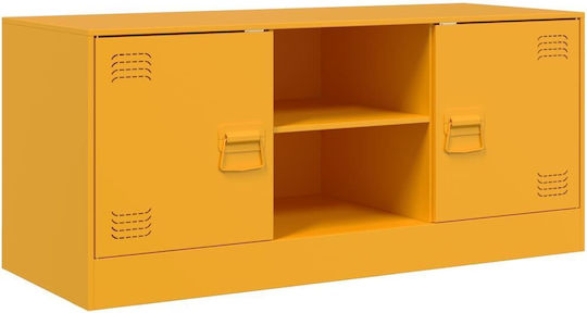 Metallic Mustard Yellow TV Stand M99xL39xH44cm