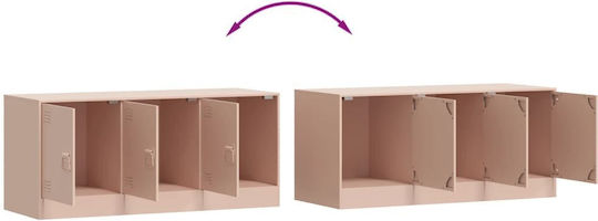 TV-Ständer Aus Metall Rosa M99xP39xH44cm