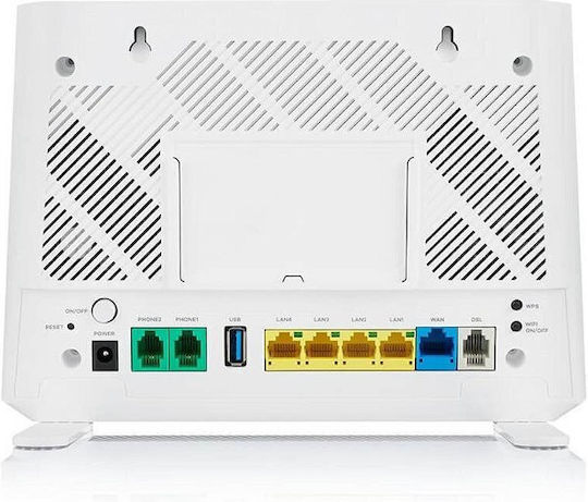 Zyxel DX3301-T0-EU01V1F v2 Ασύρματο VDSL2 Modem Router Wi‑Fi 6 με 4 Θύρες Gigabit