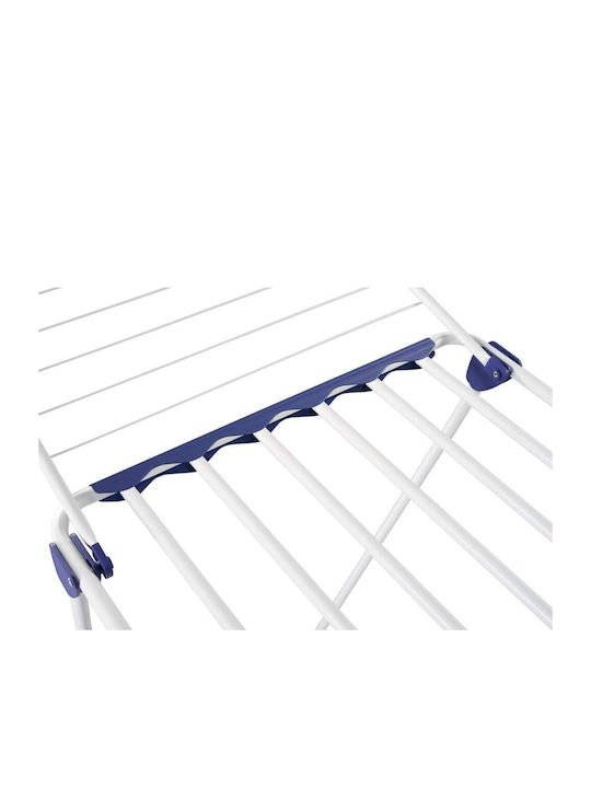 Leifheit Solid Folding Floor Clothes Drying Rack Made of Plastic with Hanging Length 23m