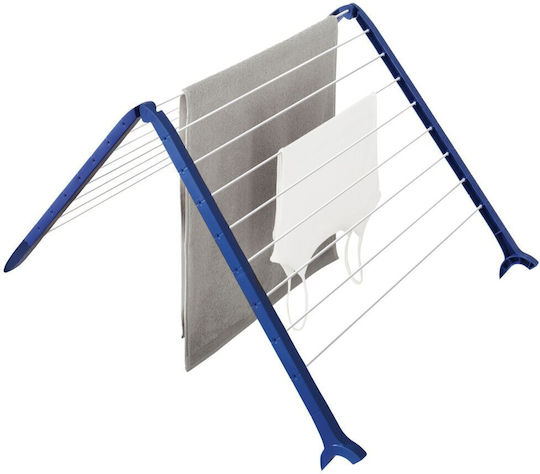 Leifheit Folding Floor Clothes Drying Rack with Hanging Length 11m
