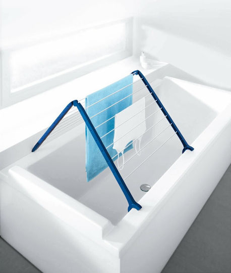 Leifheit Folding Floor Clothes Drying Rack with Hanging Length 11m