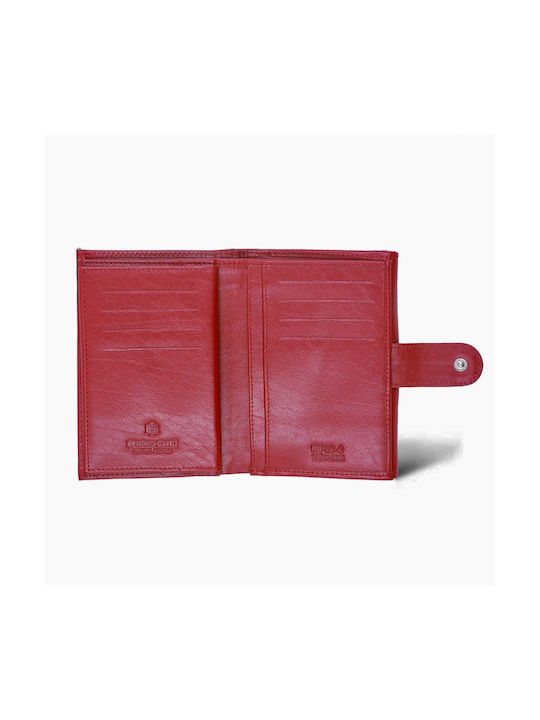 Leather Women's Wallet Red