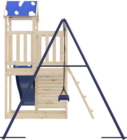 vidaXL Holzturm 427.5x185x215cm. Braun