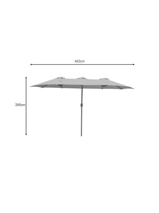 Professional Aluminum DORIZO Brown 4.5x4.5m