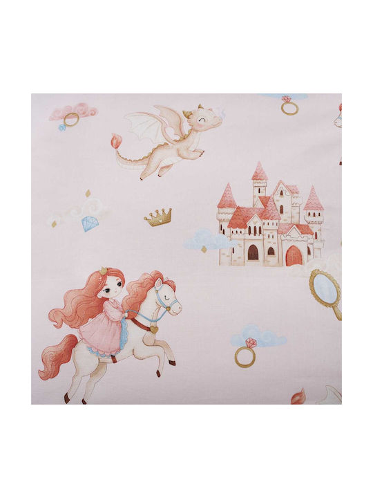 Vesta Home Σετ Σεντόνια Μονά Βαμβακερά Tiara Pink 170x260cm 3τμχ