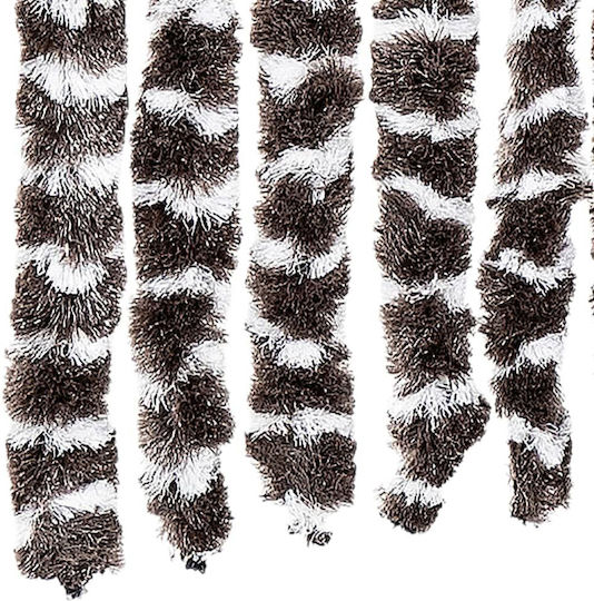 vidaXL Türvorhang Braun 118x220cm 4004889