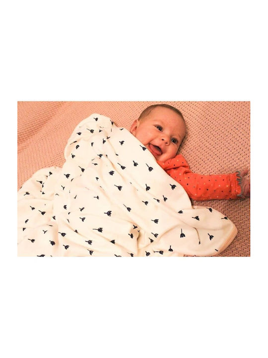 Fresk Blanket Nursery Swaddling Blankets Pink Berries 80x100cm