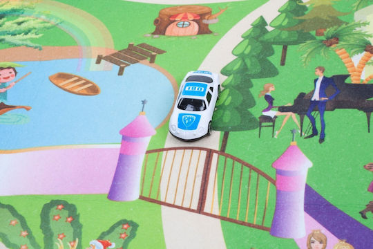 Sun Baby Χαλάκι Δραστηριοτήτων Cars Λευκό 120x80cm