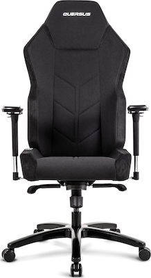 Quersus VAOS.2.1 Fabric Gaming Chair with Adjustable Arms Diamond Black