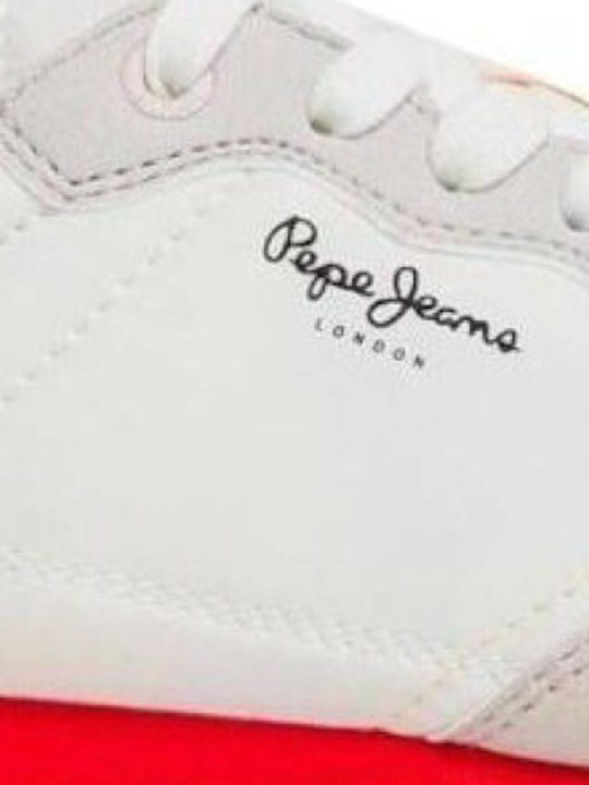 Pepe Jeans Natch Basic Γυναικεία Sneakers Λευκά