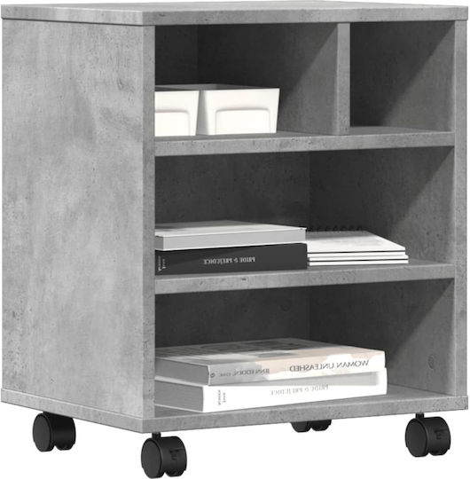 Bücherregal Grau 41x32x48cm