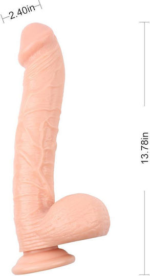 Boss Of Toys Glass Dildo with Balls and Suction Cup