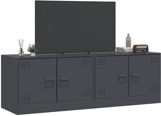 Животно помещение ТВ единица Charcoal Д67xШ39xВ44бр