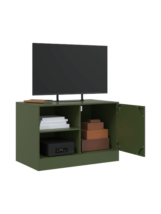 Wohnzimmer TV-Einheit Green olive oil L67xB39xH44cm