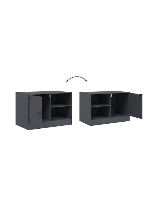 Wohnzimmer TV-Einheit Charcoal L67xB39xH44cm