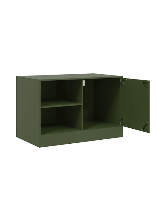 Wohnzimmer TV-Einheit Green olive oil L67xB39xH44cm