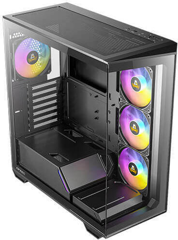 Antec C3 ARGB Gaming Middle Tower Carcasă PC Cu Deschidere Laterală Neagră