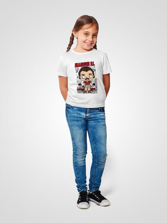 Pop Culture Tricou pentru copii Alb Magnum PI