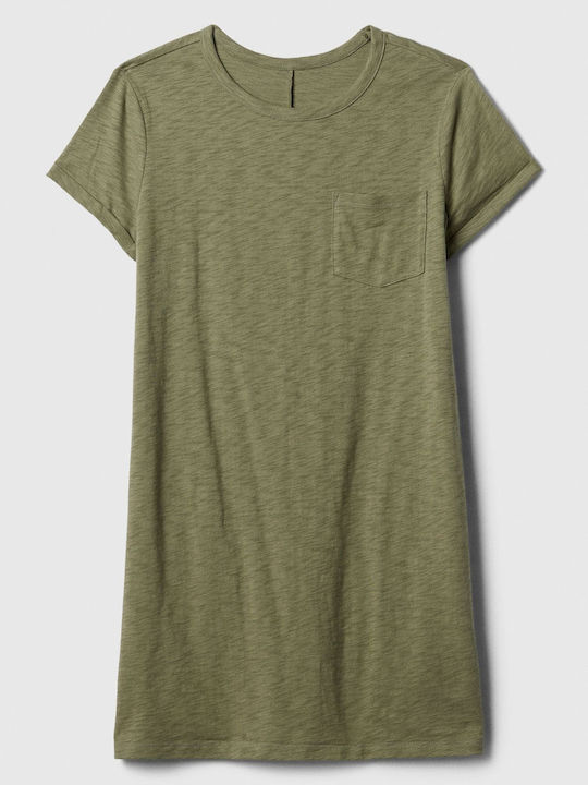 GAP T-shirt Φόρεμα Πράσινο