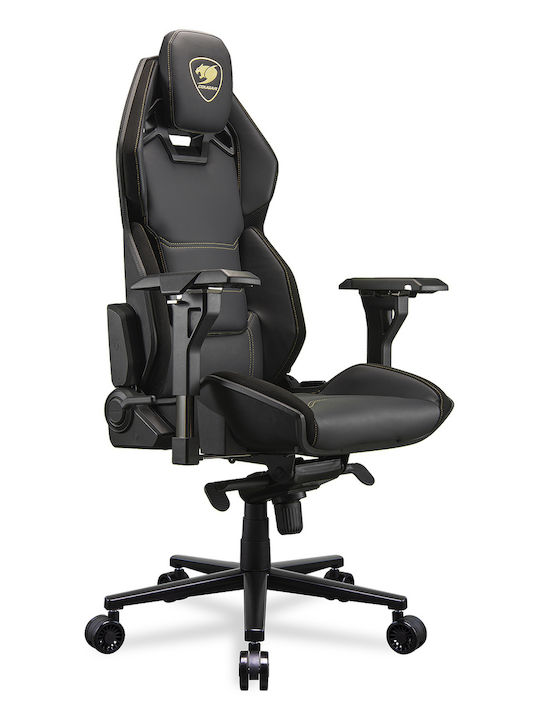 Cougar Hotrod Royal Artificial Leather Gaming Chair with Adjustable Arms Black