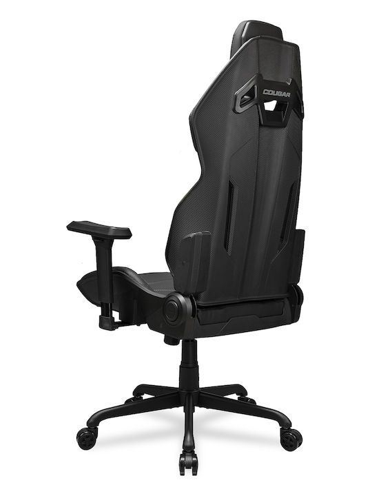 Cougar Hotrod Black Καρέκλα Gaming Δερματίνης με Ρυθμιζόμενα Μπράτσα Μαύρη