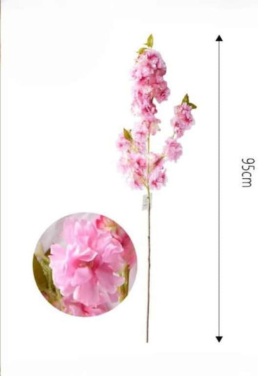 Artificial Decorative Cherry Blossom Branch Pink
