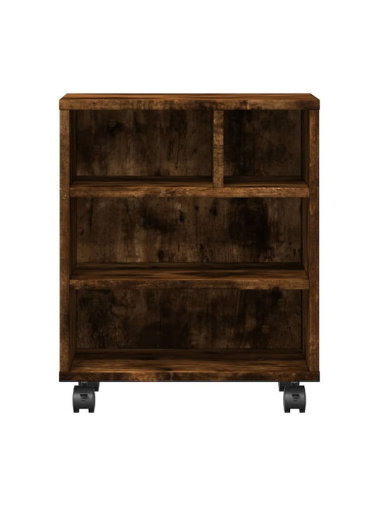 Шкаф Офис с колела Опушен дъб 41x32x48см