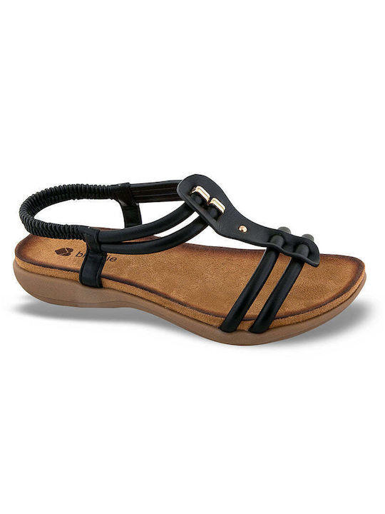 Blondie Women's Flat Sandals in Black Color