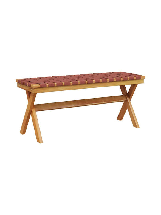 Bench Outdoor Wooden 100x34x42cm