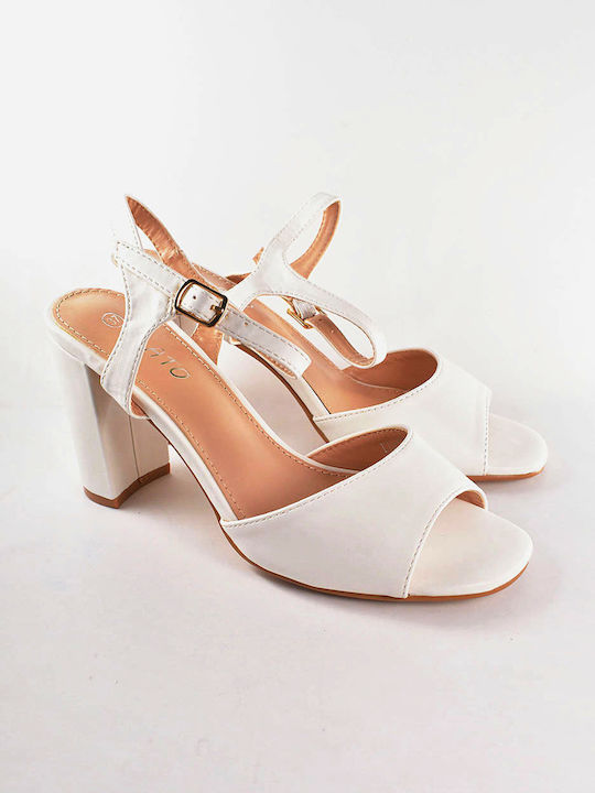 Beltipo White Heels