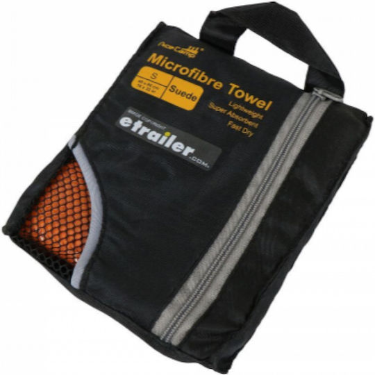Acecamp Πετσέτα Microfiber Προσώπου σε Θήκη Πορτοκαλί 40x60εκ.
