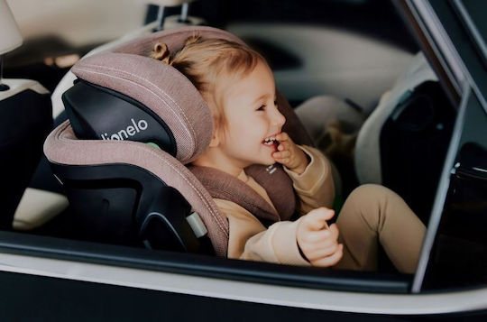 Lionelo Harmony Baby Car Seat i-Size with Isofix Gray Graphite Leather 0-36 kg