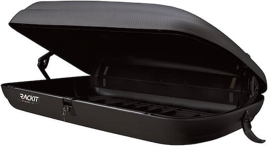 Μπαγκαζιέρα Οροφής Αυτοκινήτου Rackit 320lt Carbon Μονό Άνοιγμα
